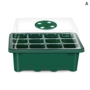Alternative view of 12 Holes Plastic Nursery Pots Planting Seed Box Garden