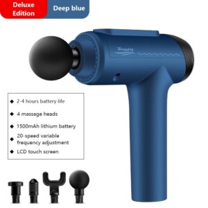 Alternative view of Digital Massage Gun Deep Tissue Percussion Massager Muscle Vibrating Relaxing + 4 Heads Relax muscles gym Fitness Equipments