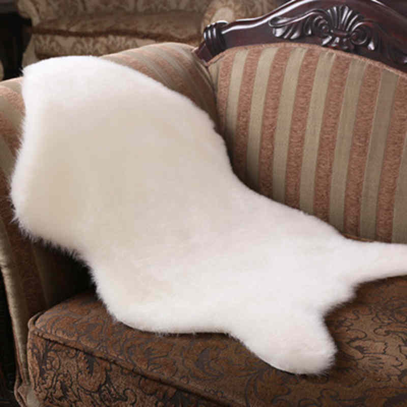 FUNIQUE Fur Artificial Sheepskin Hairy Carpet Living - Image 2