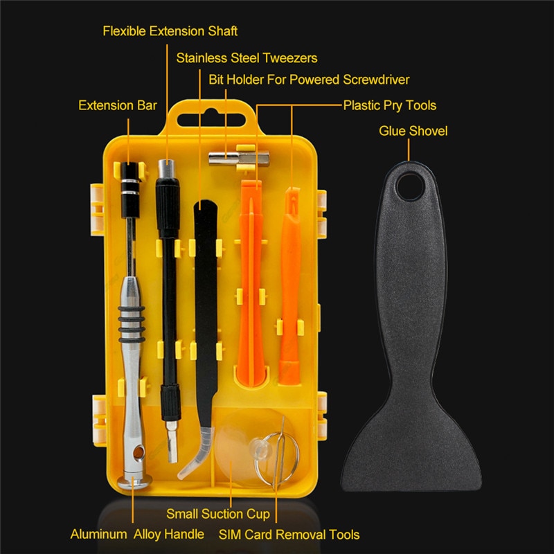 115 in 1 Precision Mobile Phone Repair Tool Set For iPhone Cell Phone Smartphone Watch Mini Magnetic Screwdriver Kit - Image 3