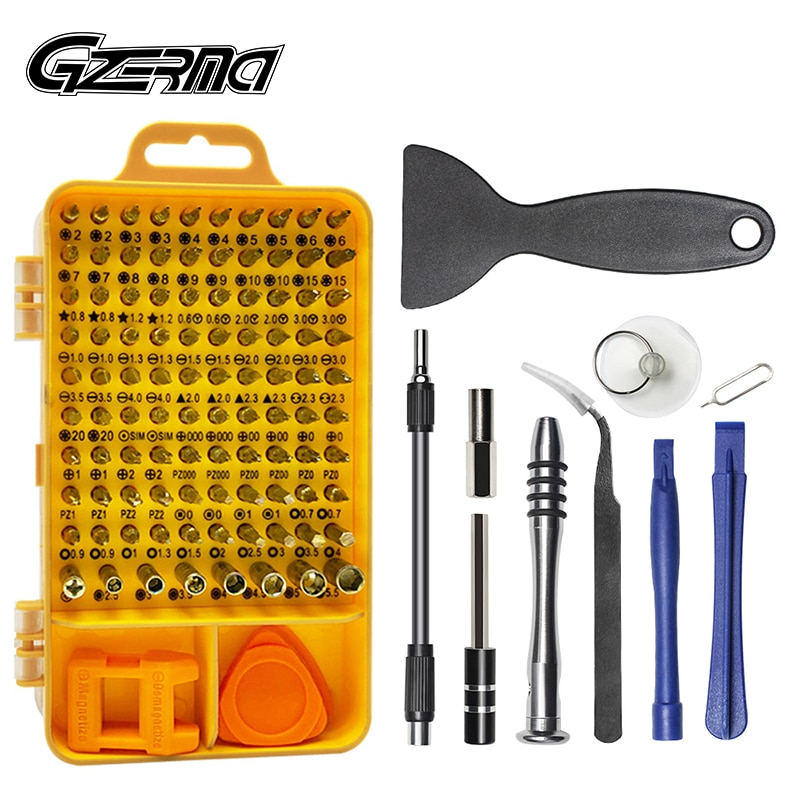 115 in 1 Precision Mobile Phone Repair Tool Set For iPhone Cell Phone Smartphone Watch Mini Magnetic Screwdriver Kit
