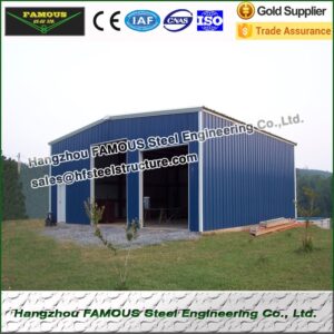 20ft*21ft*6ft prefabricate steel structure garage for carport