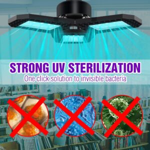 UV Light Sterlizer E27 UVC Germicidal Lamp 40W 60W 80W Ultravioleta Desinfectante Led Bulb 220V Ozone Lampara 110V