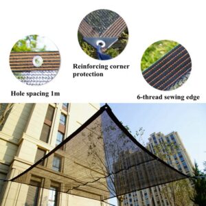 Alternative view of Black 3 Pin Anti-UV HDPE Shading Net Succulent Plant Sunshade Net Outdoor Swimming Pool Cover Sun Shade Net Shading Rate 50~55%