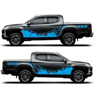 Car Splash Decal Auto Sticker 4X4 Off Road Graphics Body Trim Vinyl Decoration Truck Stickers W1B1