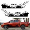 Car sticker 4 x4 cross-country graphics vinyl decals for mitsubishi L200 Toyota Hilux Tundra dodge ram NAVARA truck accessories