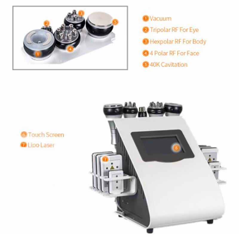 Face Massager Cryolipolysis Lipo Ultrasonic Cavitation Machine RF Lipocavitation Machine Lipolaser Beauty Salon Equipment - Image 3