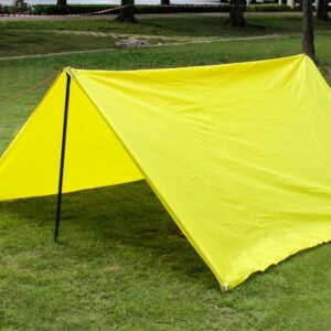 Alternative view of Ultralight Sun Shelter Camping Mat Beach Tent Pergola Awning Canopy 5 Colors 190T Taffeta Tarp Waterproof Camping Sunshelter